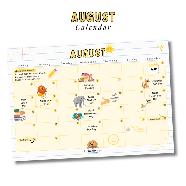 August 2026 Calendar
