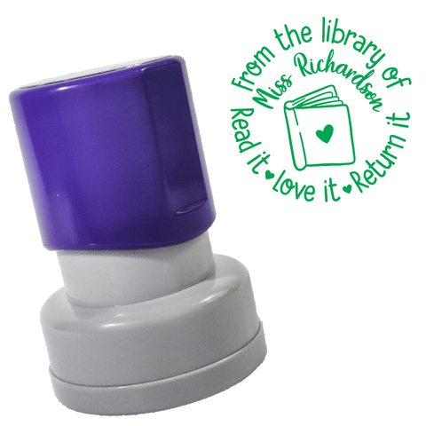 Library Book Stamp (From the library of)