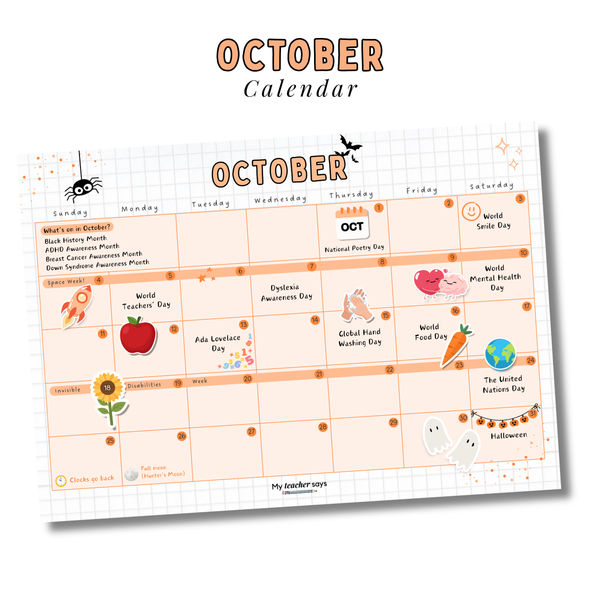 October 2026 Calendar