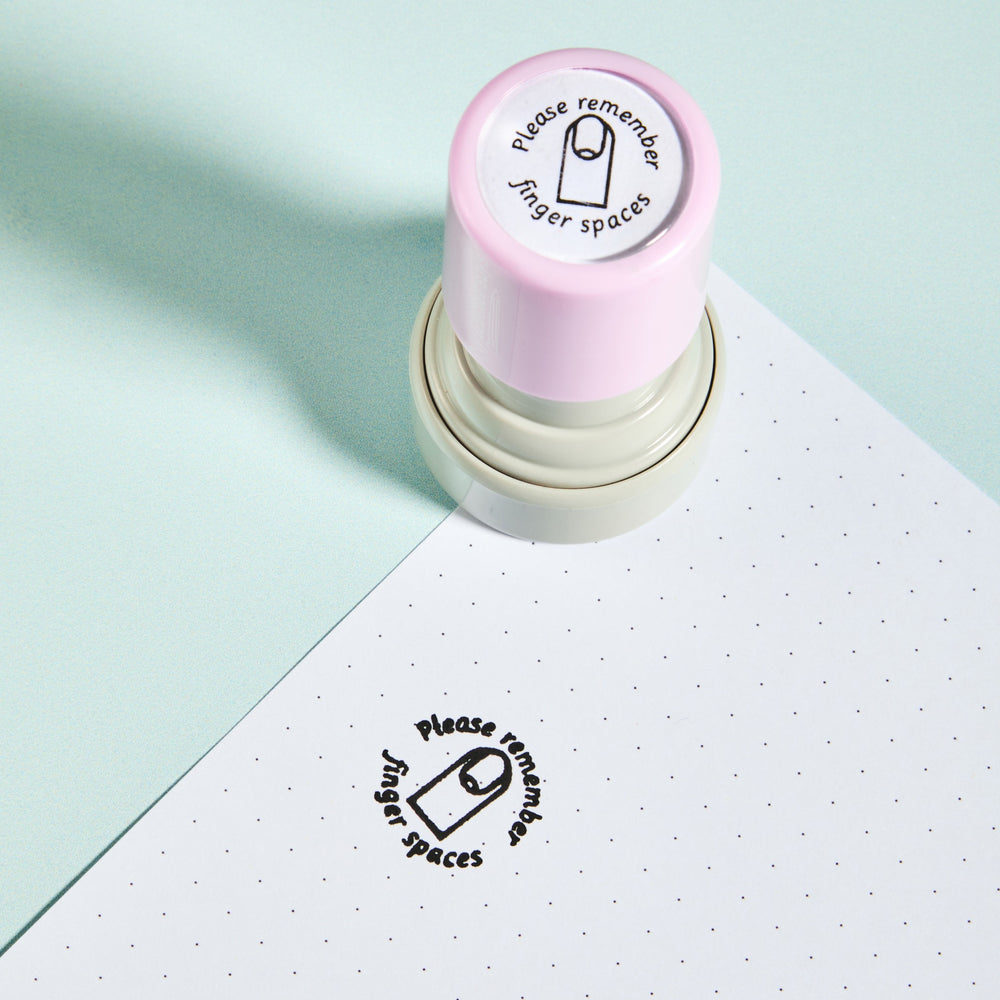 Finger Spaces Stamp