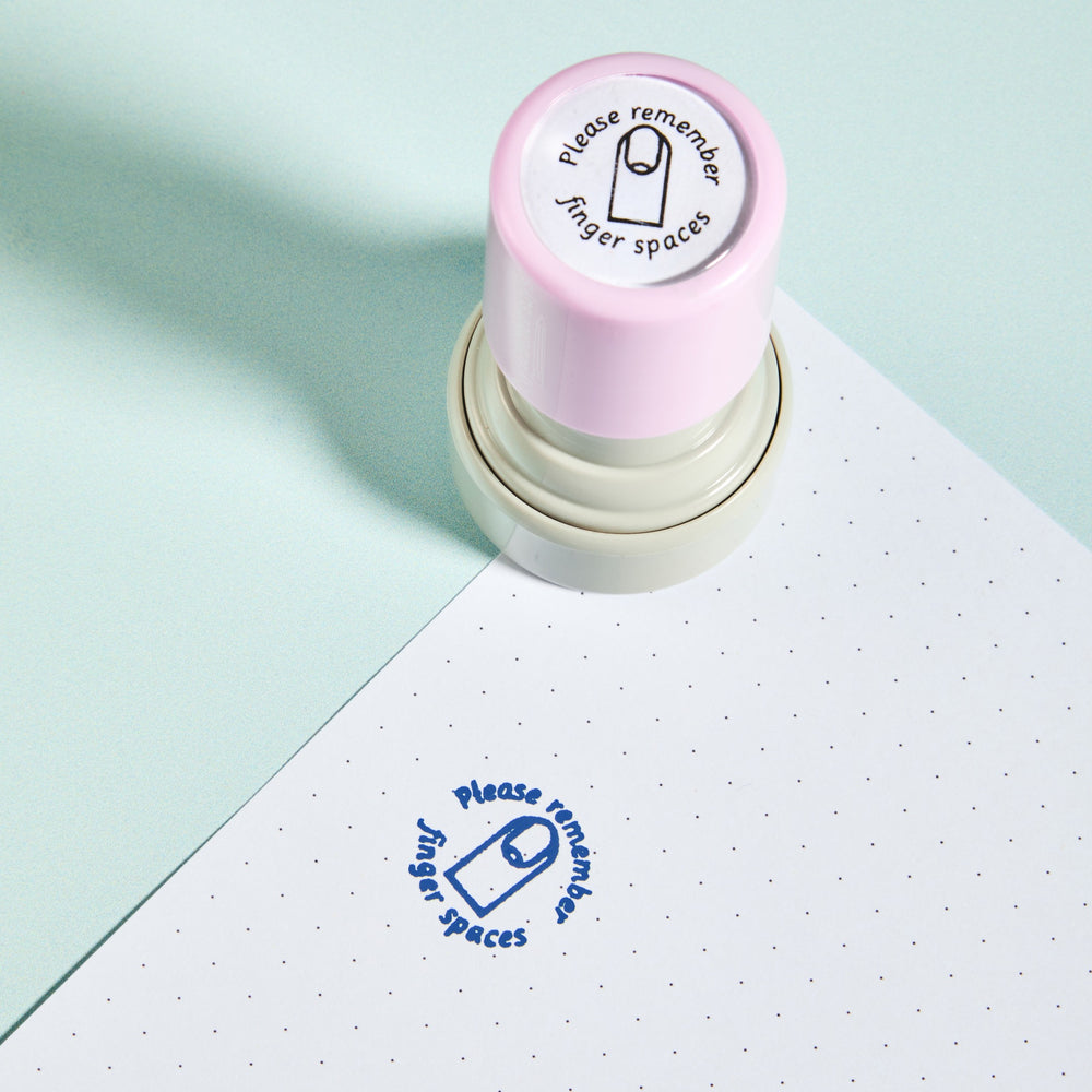 Finger Spaces Stamp