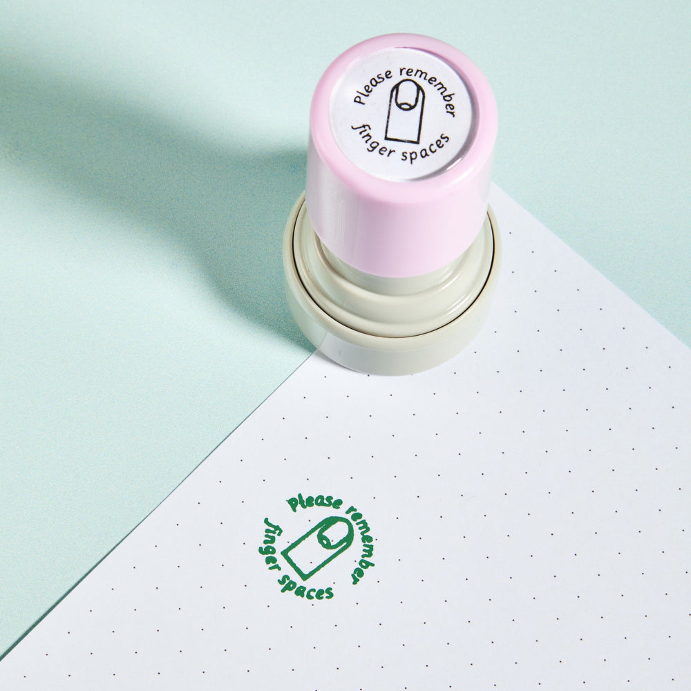 Finger Spaces Stamp
