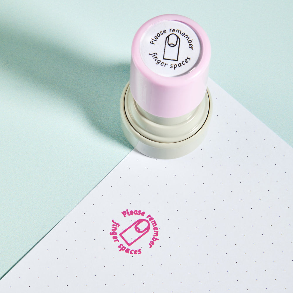 Finger Spaces Stamp