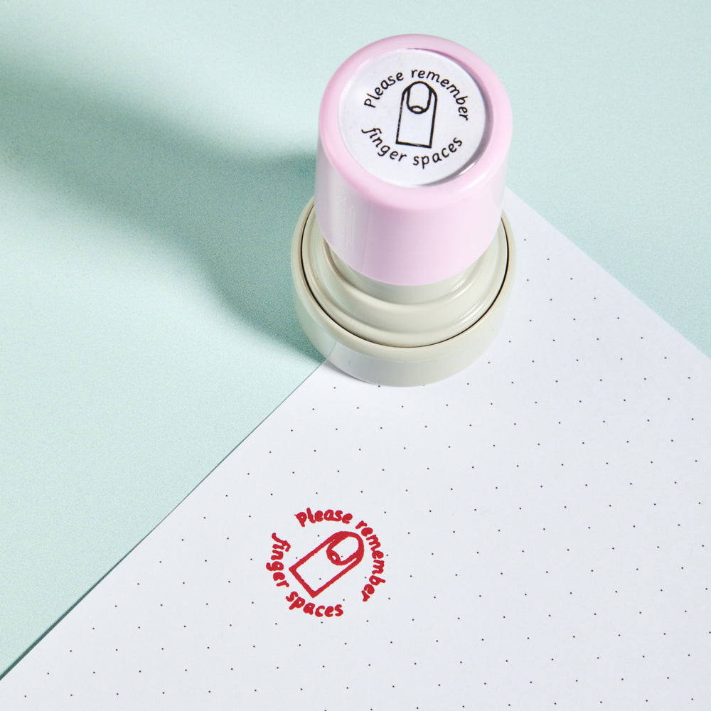 Finger Spaces Stamp