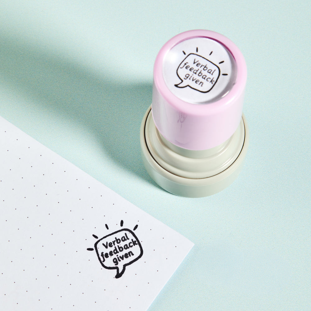 Verbal Feedback Given Stamp