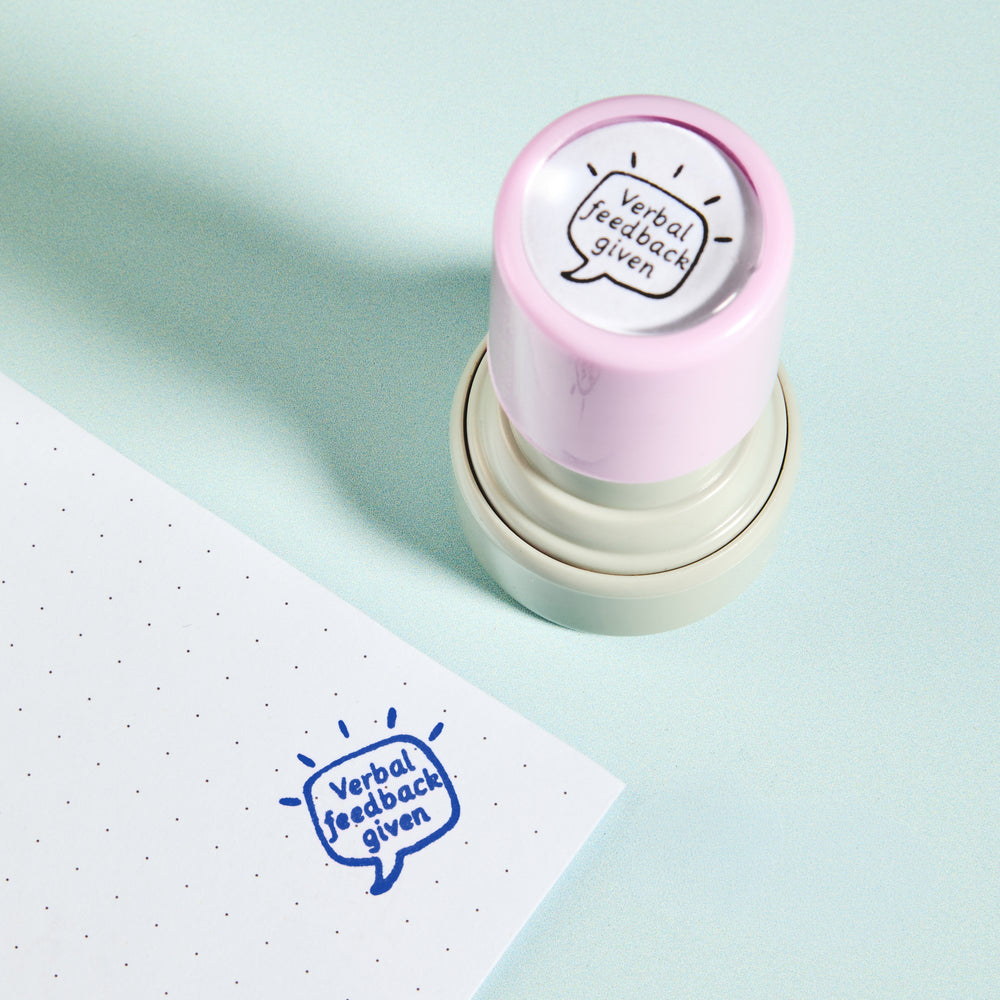 Verbal Feedback Given Stamp