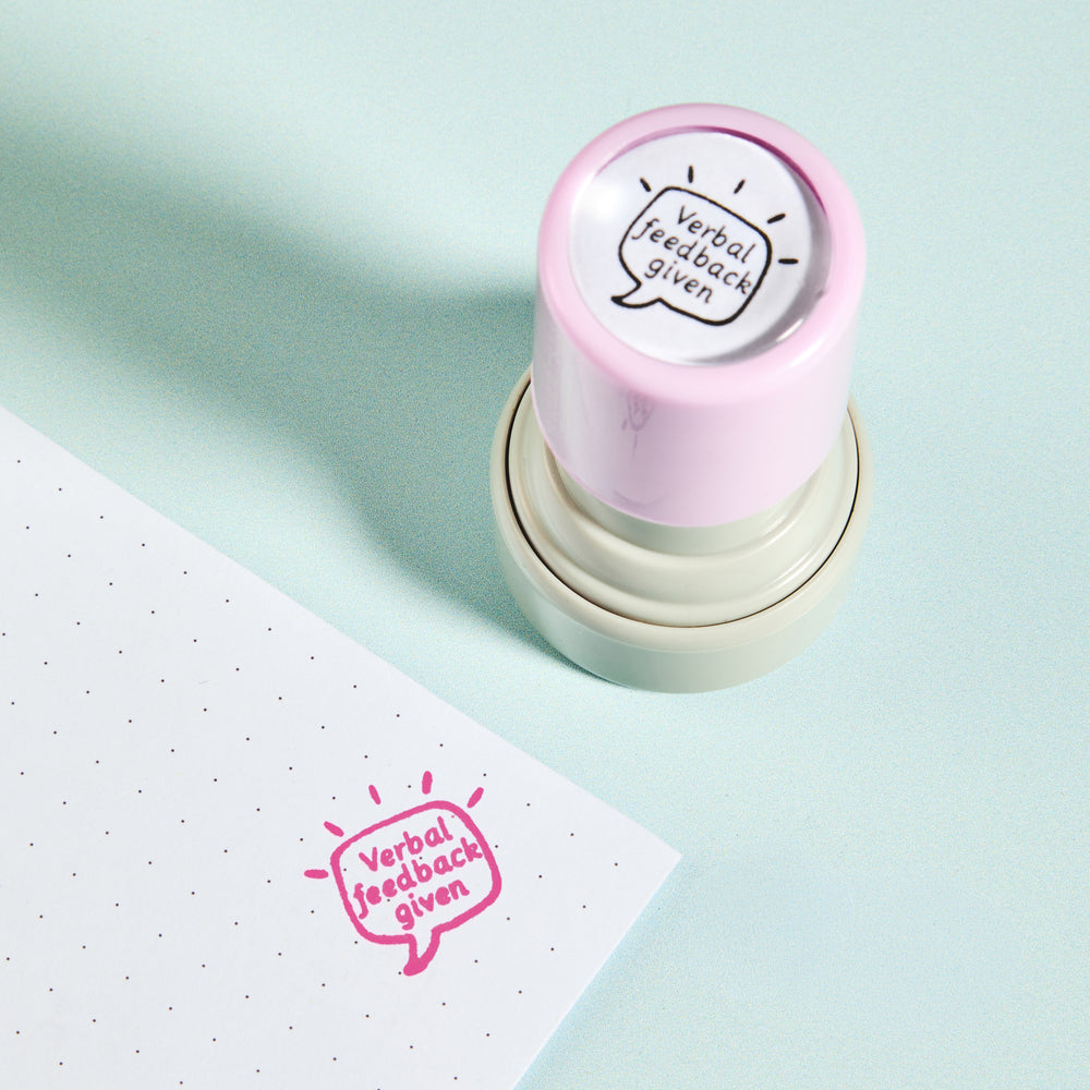 Verbal Feedback Given Stamp