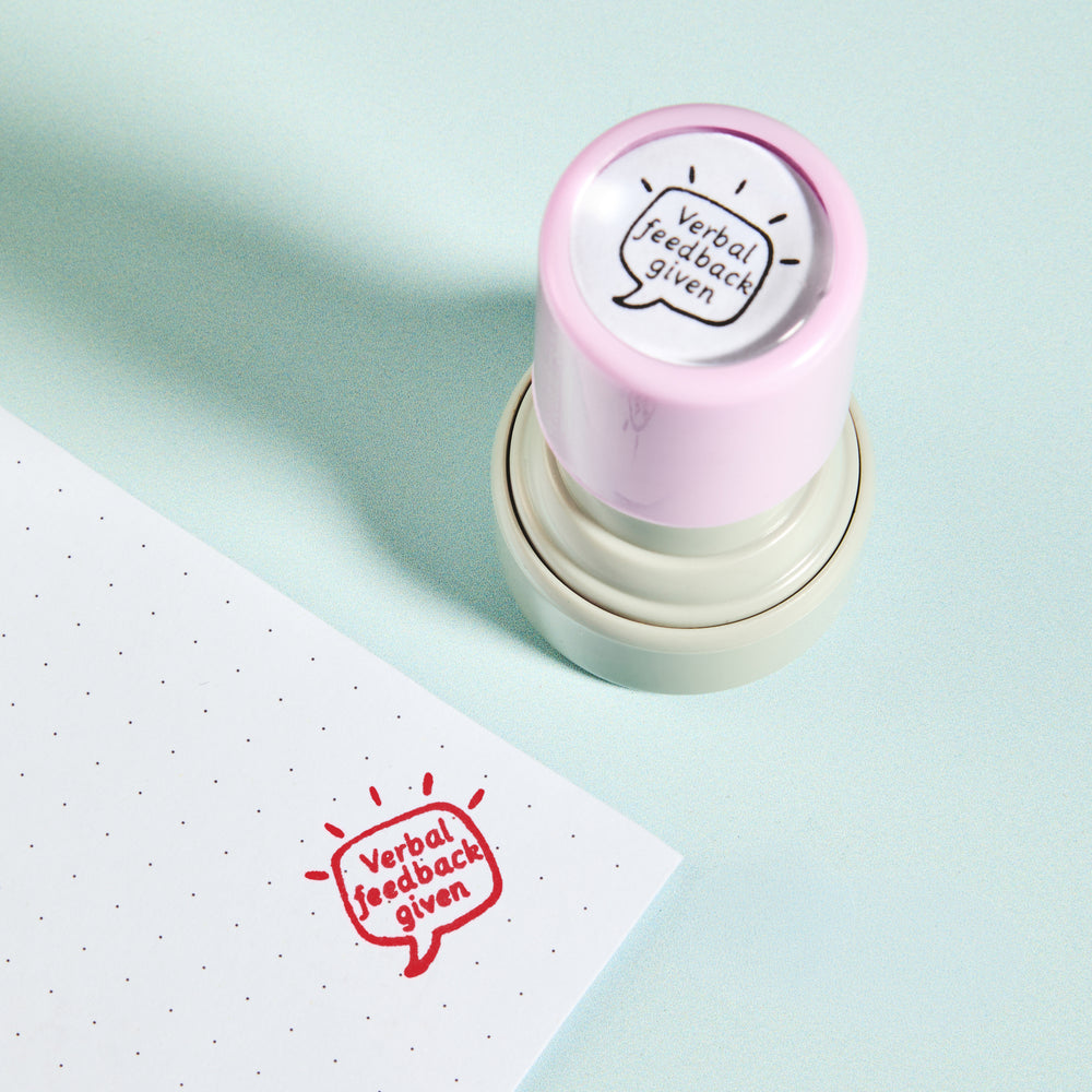 Verbal Feedback Given Stamp
