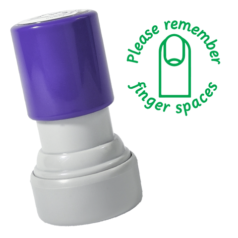Finger Spaces Stamp