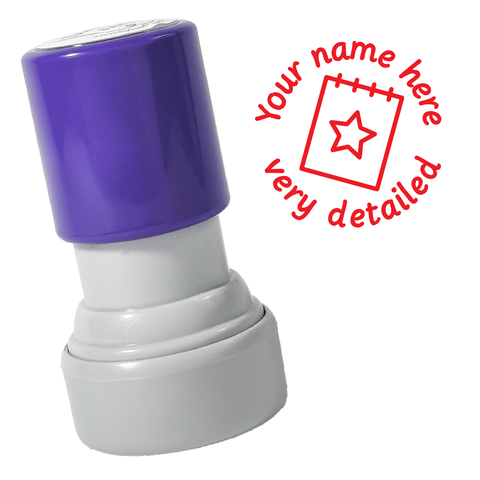 Very Detailed Work Stamp