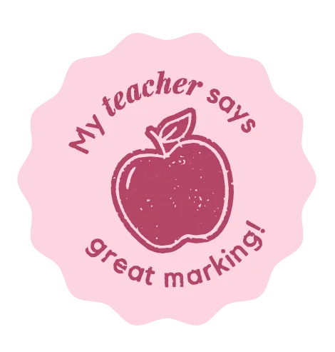 My Teacher Says — great marking!