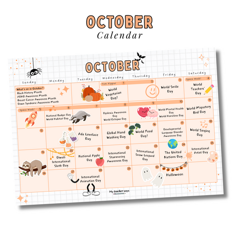 October 2025 Calendar