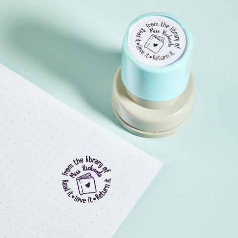 Library Book Stamp (From the library of)