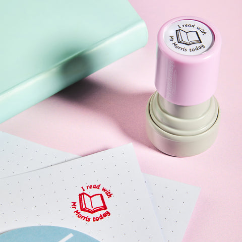 I Read With My Teacher Stamp