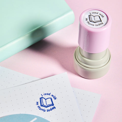 I Read With My Teacher Stamp
