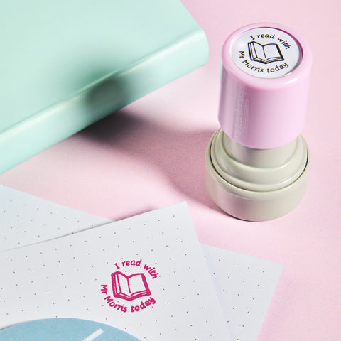I Read With My Teacher Stamp