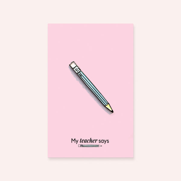 Enamel Pencil Pin