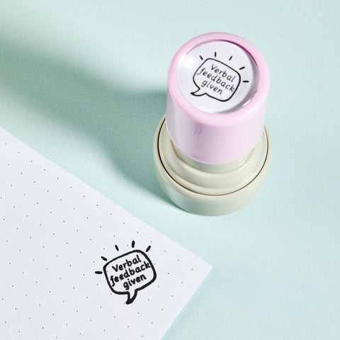 Verbal Feedback Given Stamp