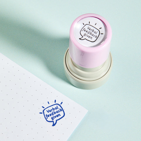 Verbal Feedback Given Stamp