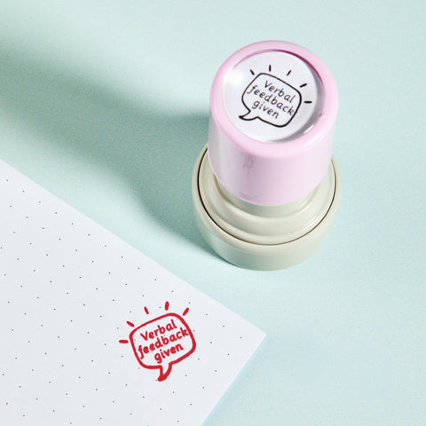Verbal Feedback Given Stamp