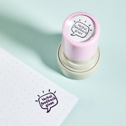 Verbal Feedback Given Stamp