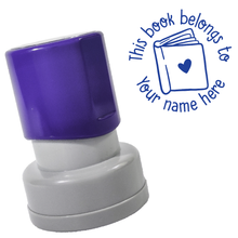 Load image into Gallery viewer, Library Book Stamp (Round)
