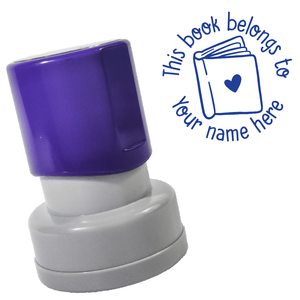 Library Book Stamp (Round)