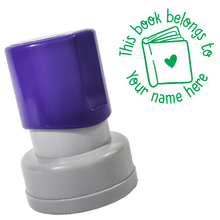 Load image into Gallery viewer, Library Book Stamp (Round)
