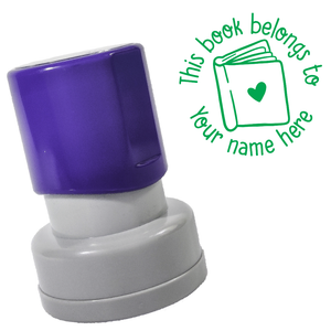 Library Book Stamp (Round)