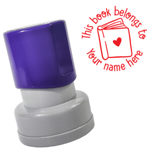 Load image into Gallery viewer, Library Book Stamp (Round)
