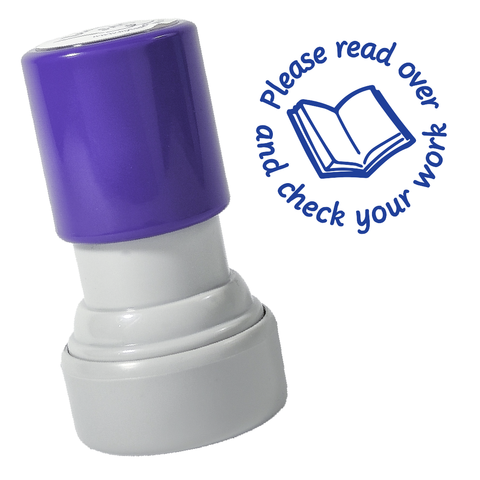 Read Over Your Work Stamp