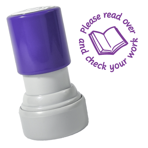 Read Over Your Work Stamp