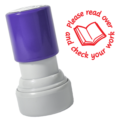 Read Over Your Work Stamp