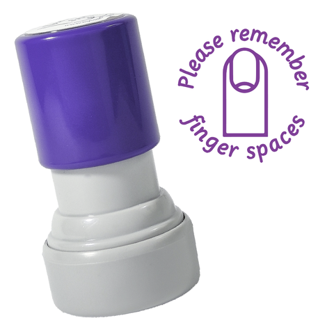 Finger Spaces Stamp