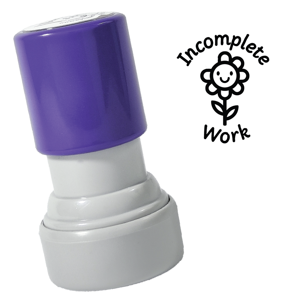 Incomplete Work Stamp