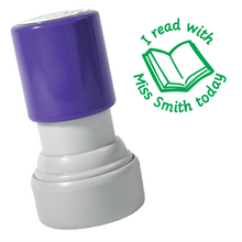 Load image into Gallery viewer, I Read With My Teacher Stamp
