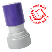 Load image into Gallery viewer, I Read With My Teacher Stamp
