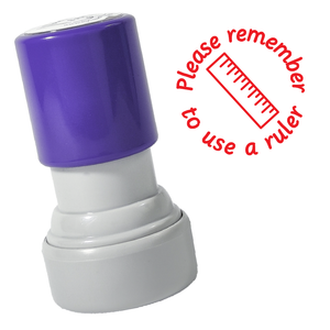 Use A Ruler Stamp